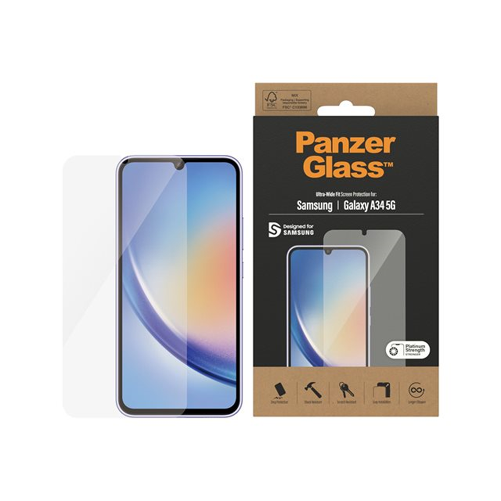 PanzerGlass - schermbeschermer voor mobiele telefoon