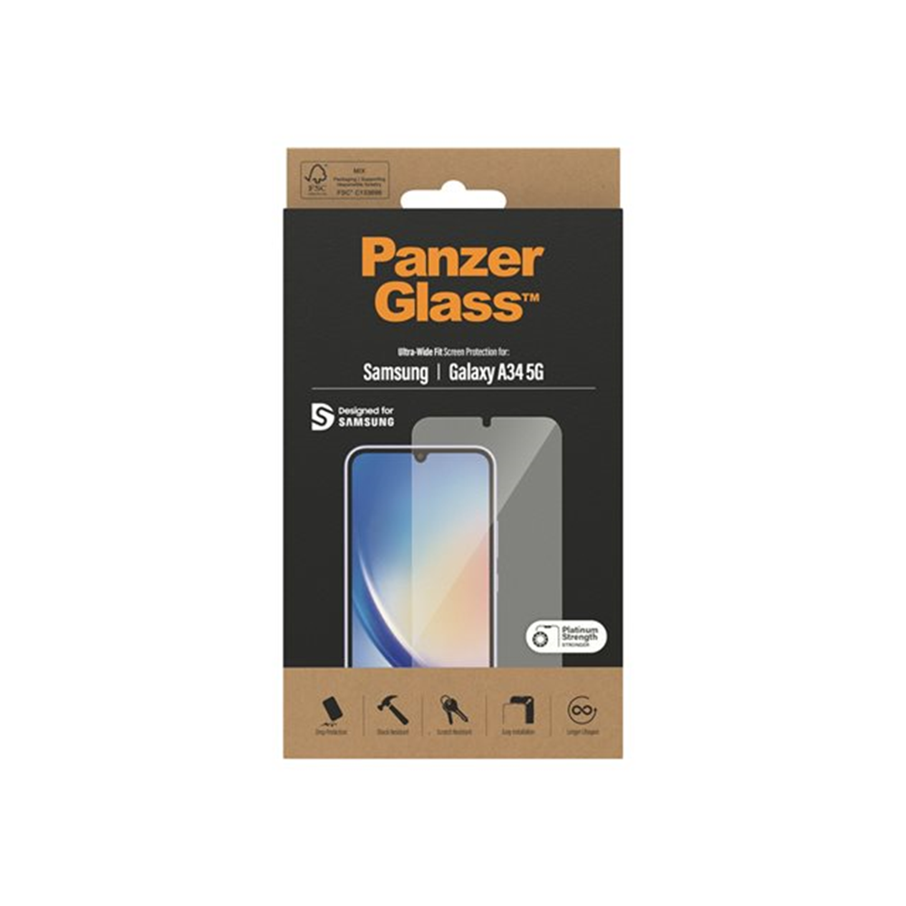 PanzerGlass - schermbeschermer voor mobiele telefoon