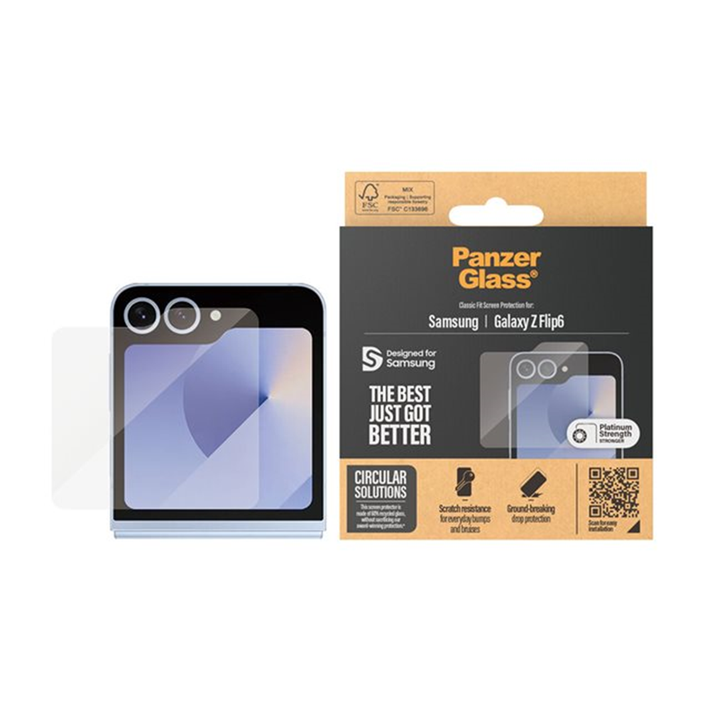 PanzerGlass - schermbeschermer voor mobiele telefoon - klassieke pasvorm PanzerGlass - schermbeschermer voor mobiele telefoon - klassieke pasvorm