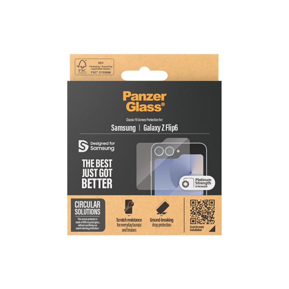 PanzerGlass - schermbeschermer voor mobiele telefoon - klassieke pasvorm PanzerGlass - schermbeschermer voor mobiele telefoon - klassieke pasvorm