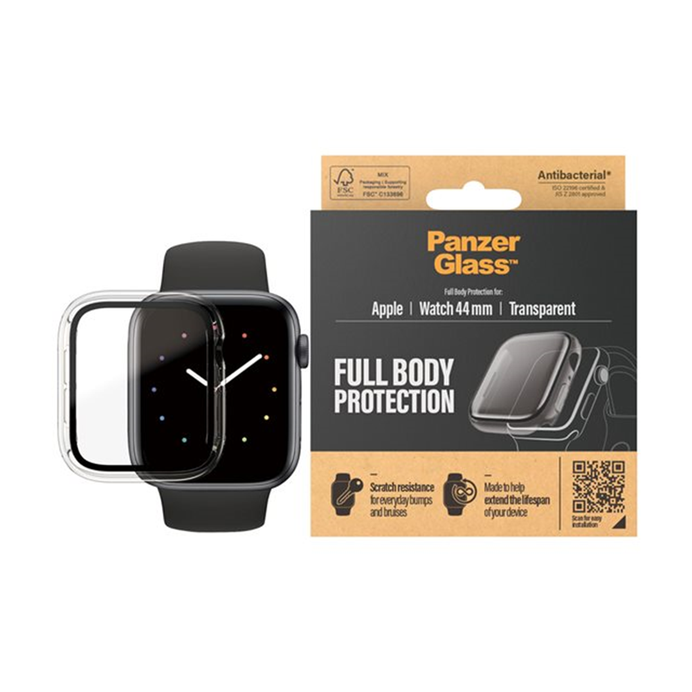 PanzerGlass - schermbeschermer voor smart watch - volledige behuizing