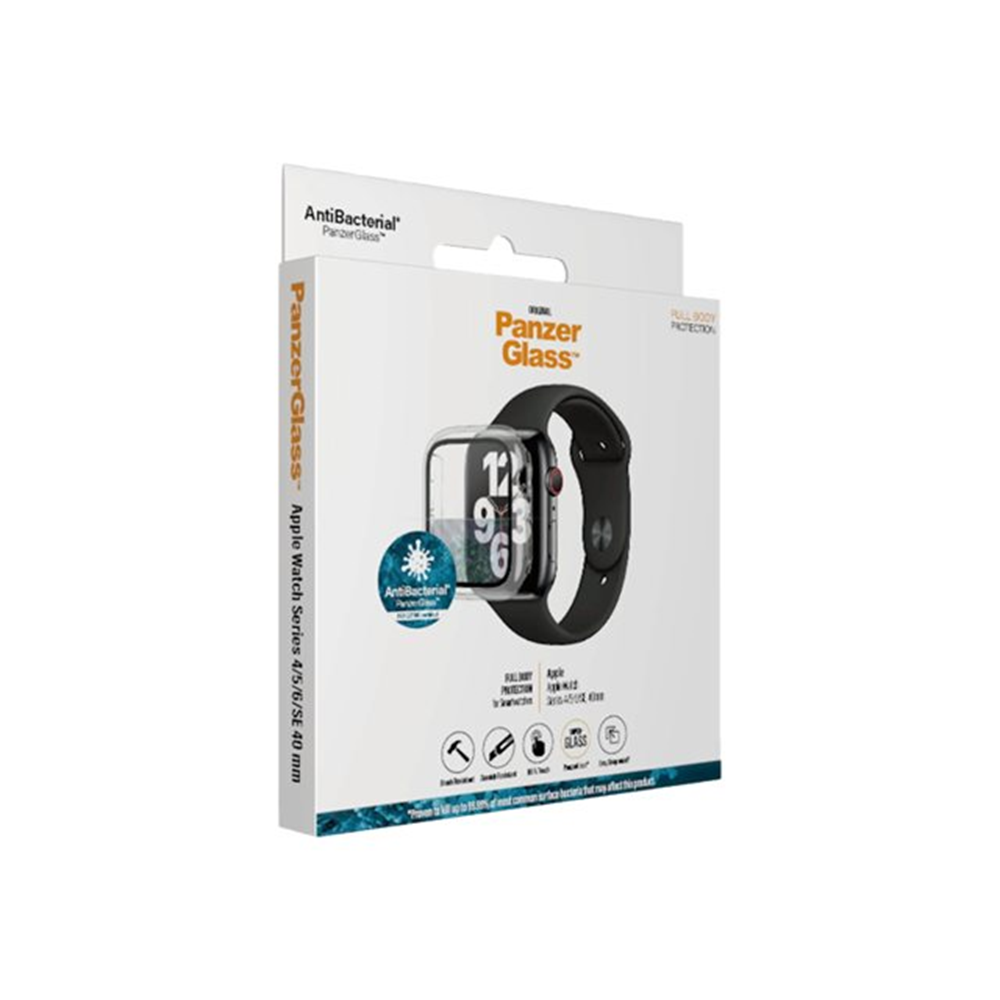 PanzerGlass - schermbeschermer voor smart watch - volledige behuizing