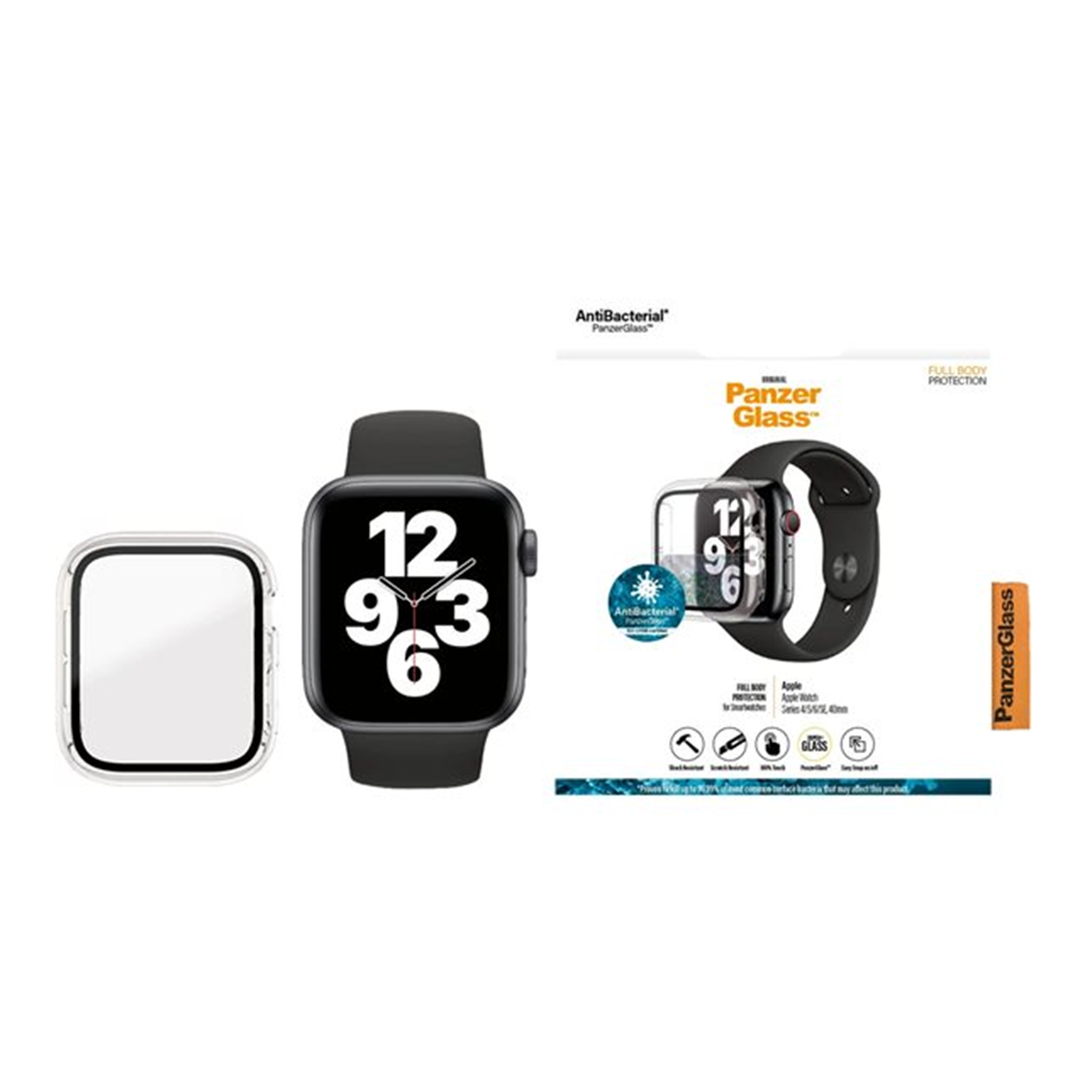 PanzerGlass - schermbeschermer voor smart watch - volledige behuizing