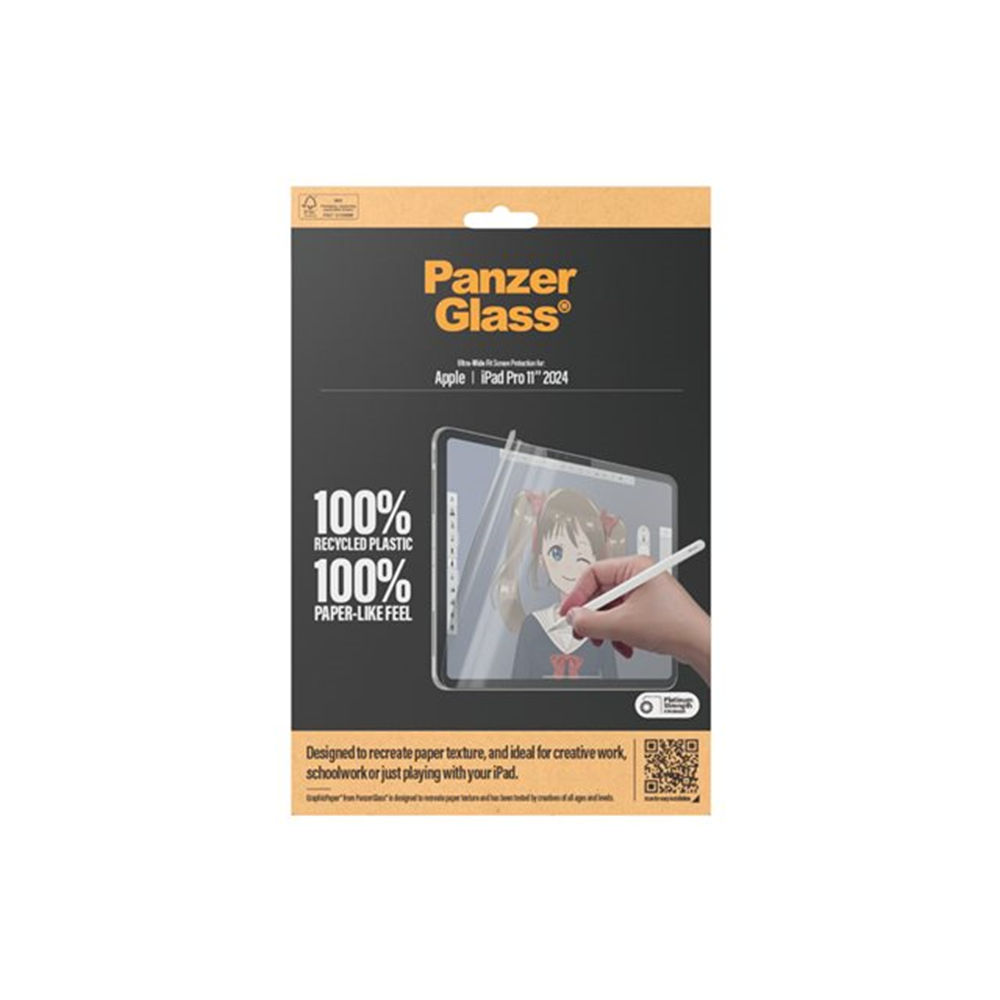 PanzerGlass - schermbeschermer voor tablet - ultrabrede pasvorm