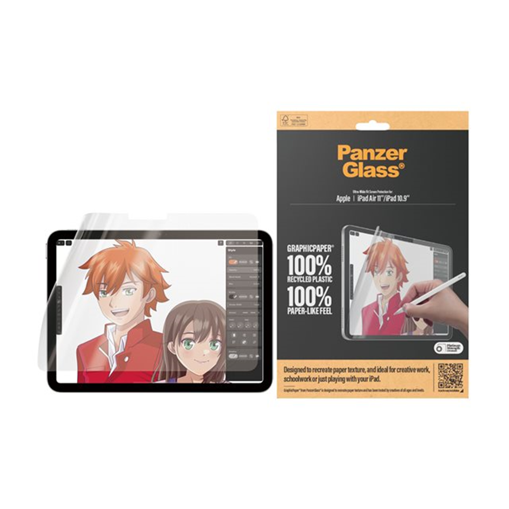 PanzerGlass - schermbeschermer voor tablet - ultrabrede pasvorm