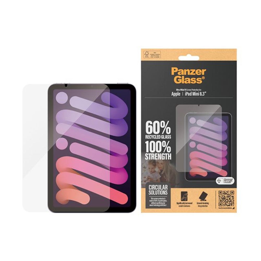 PanzerGlass - schermbeschermer voor tablet - ultrabrede pasvorm