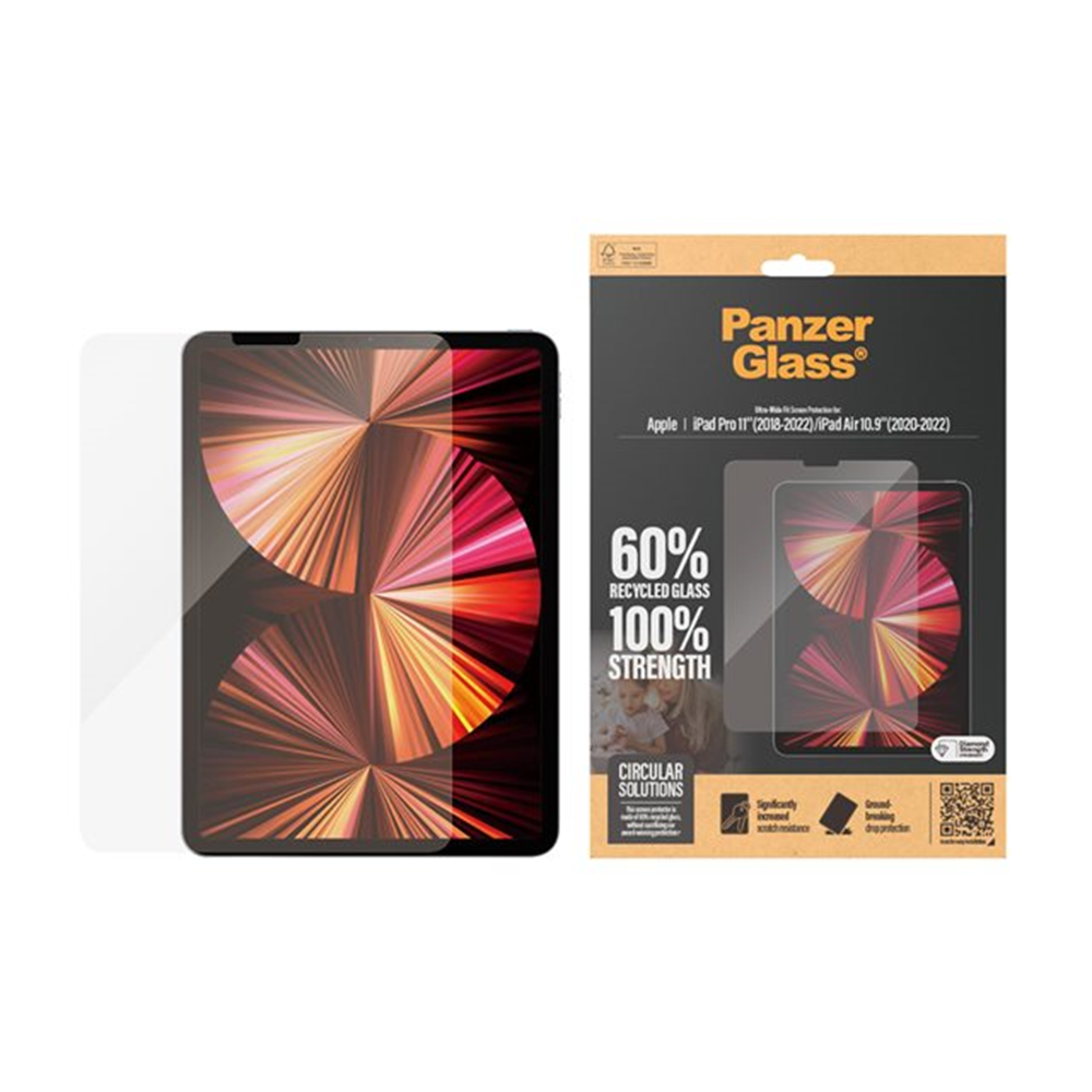 PanzerGlass - schermbeschermer voor tablet - ultrabrede pasvorm