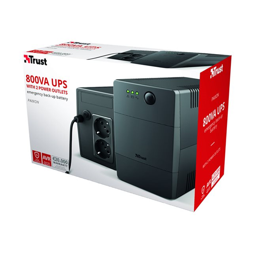 PAXXON 800VA UPS 2 OUTLETS