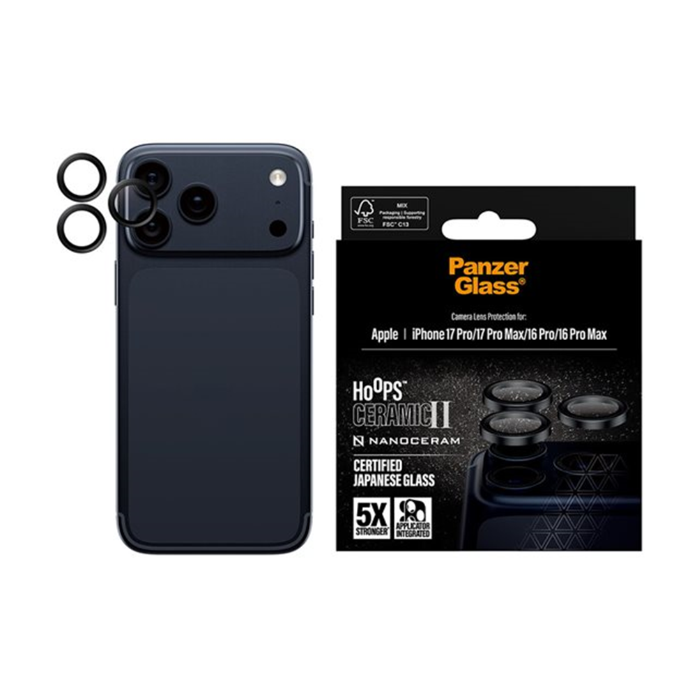 PG Hoops Ceramic Cam Prot iPhone17Pro/PM
