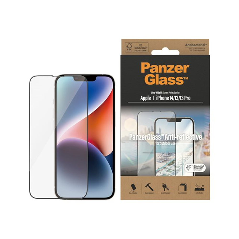 PG Scrn iPhone 14 /13/13Pro UWF AR/AB