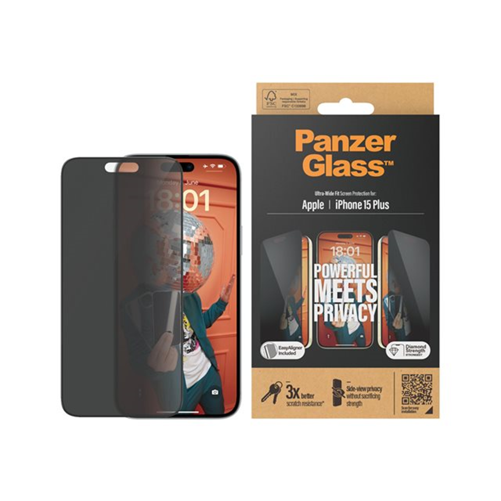 PG Scrn iPhone 15 Plus UWF Privacy WA