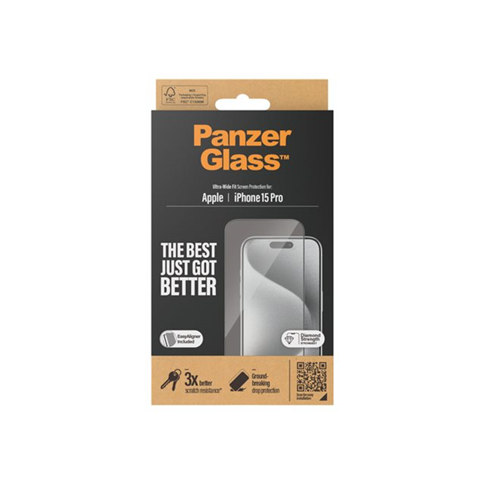 PG Scrn Iphone 15 Pro UWF WA PG Scrn Iphone 15 Pro UWF WA