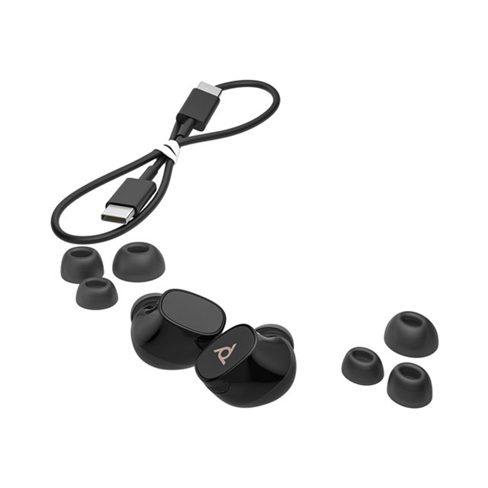 Poly VFree 20 BLK Earbuds+BCHC EMEA-INTL