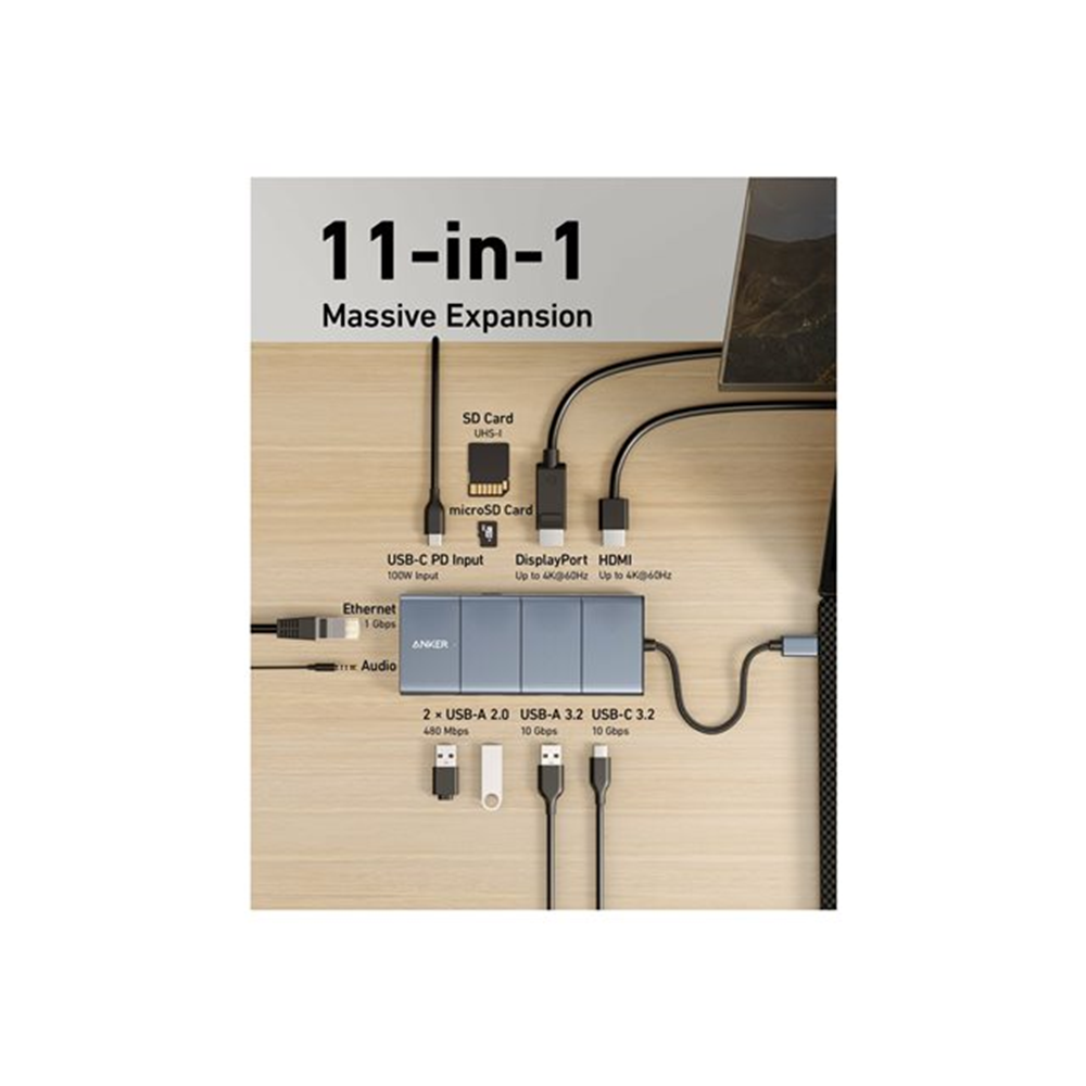 PowerExpand 11-in-1 USB-C PD 10Gbps Data Hub