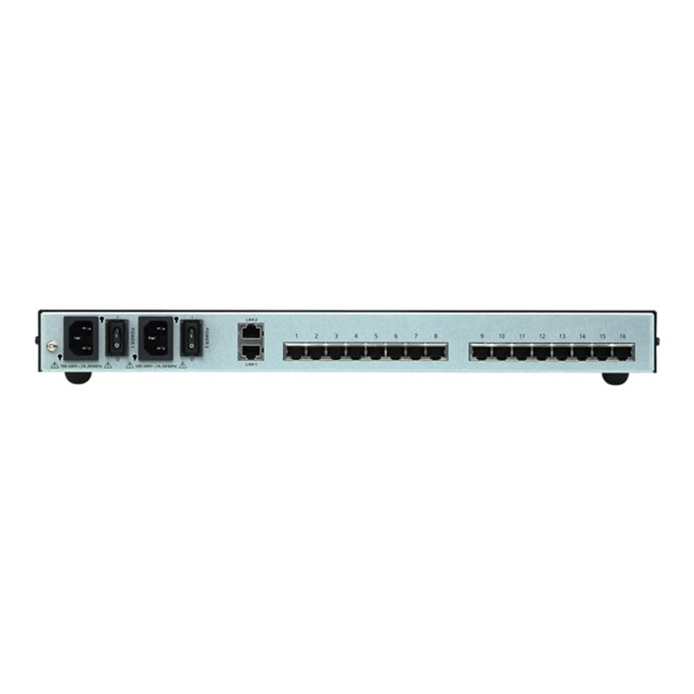 [PREMIUM] 16-Port Serial Console Serverwith Cisco Support auto-sensing DTE/DCEUSB Storage Support and Power/LAN Redundancy