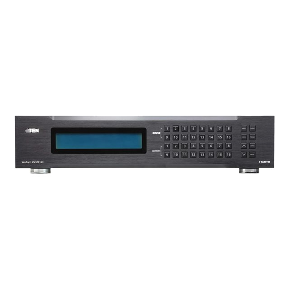 [PREMIUM] Aten 16 x 16 HDMI Matrix Switch with Scaler  Local output  RS-232 / Ethernet (WebGUI) Control and Audio Extraction
