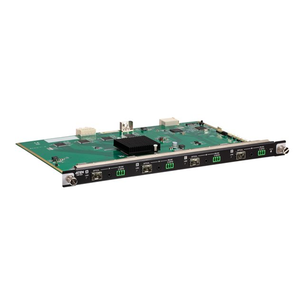[PREMIUM] Aten 4-Port 4K 10G Optical Input Board (4096 x 2160 up to 300m  MM) with IR / RS-232 Pass-through