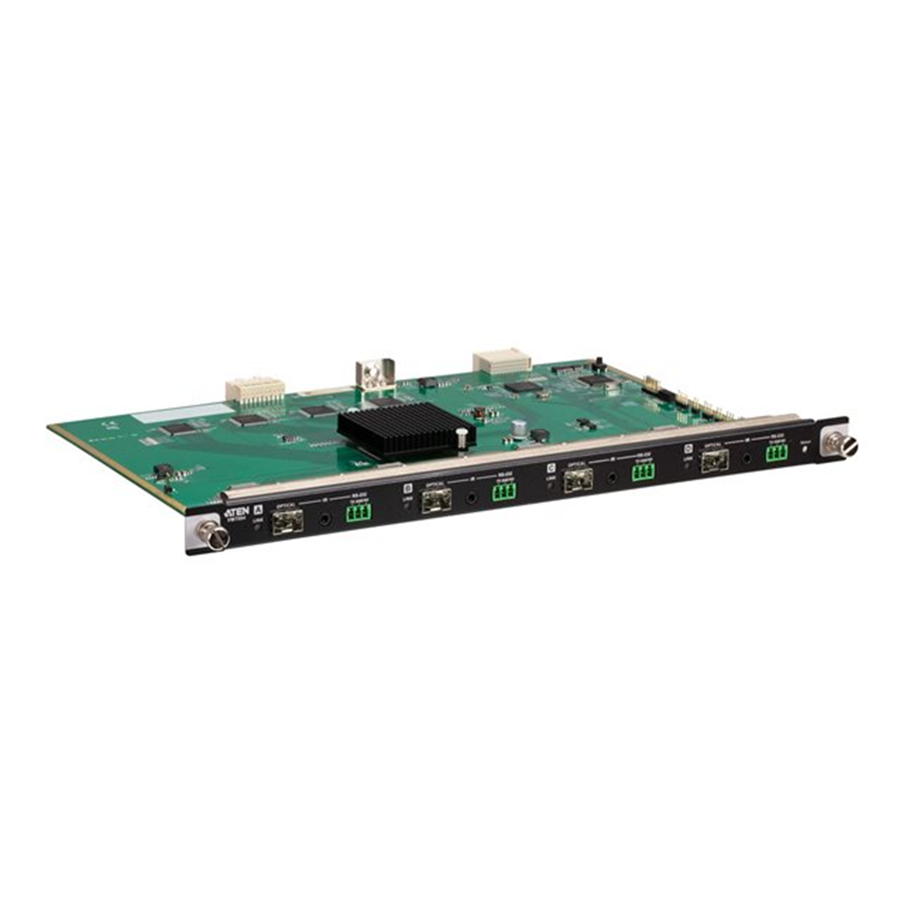 [PREMIUM] Aten 4-Port 4K 10G Optical Output Board(4096 x 2160 up to 10km  SM) with scaler and IR / RS-232 Pass-through