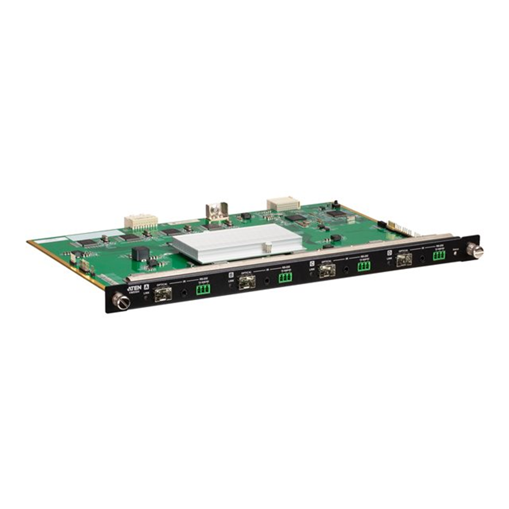 [PREMIUM] Aten 4-Port 4K 10G Optical Output Board(4096 x 2160 up to 300m  MM) with scaler and IR / RS-232 Pass-through