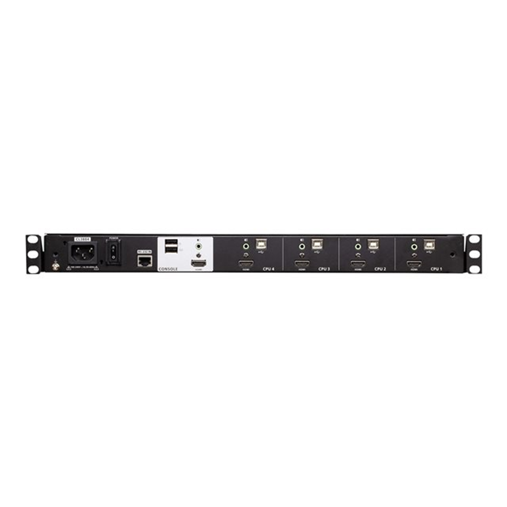 [PREMIUM] Aten 4-port USD HDMI Multi-View Dual Rail WideScreen LCD KVM Switch