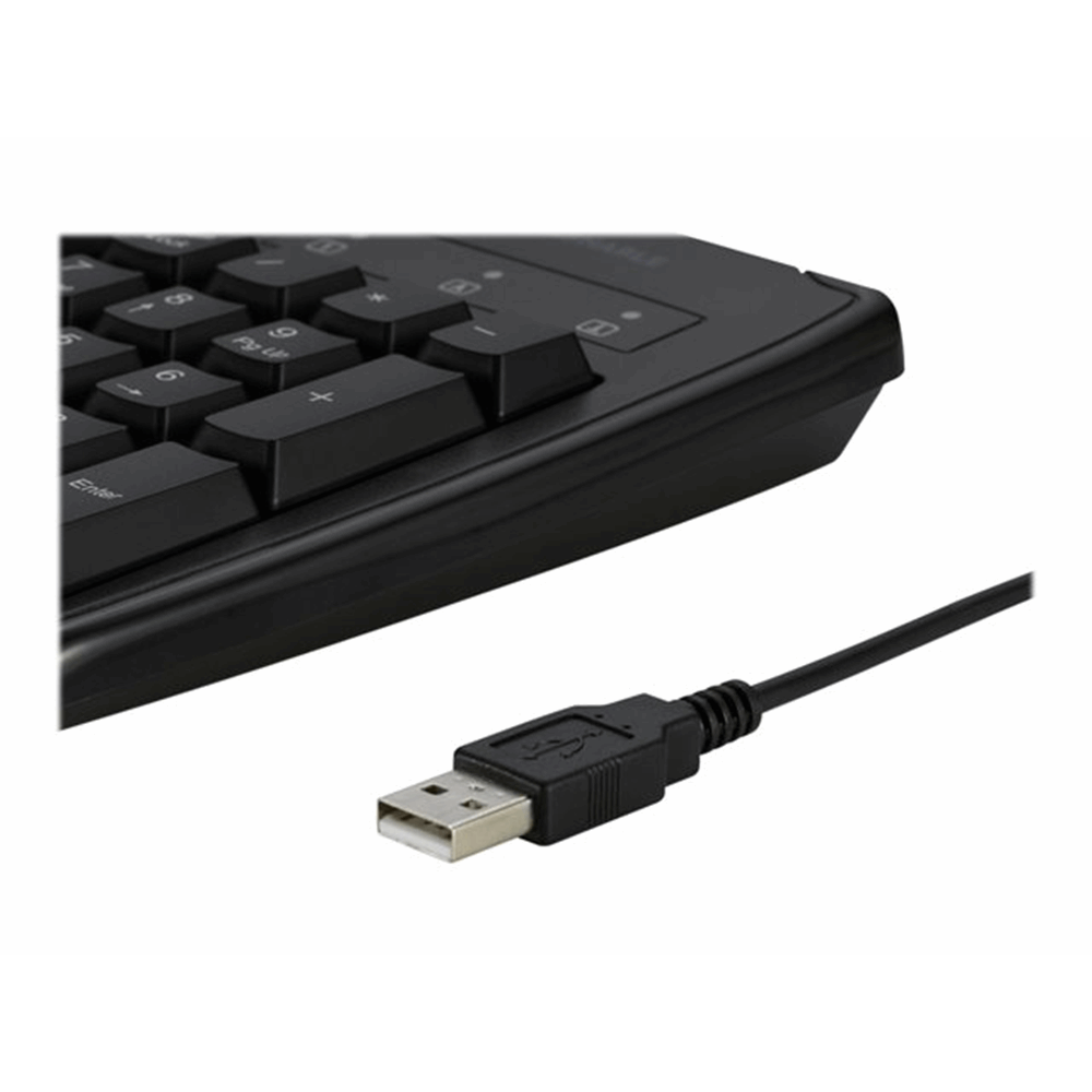 Pro Fit USB Washable Keyboard - Black