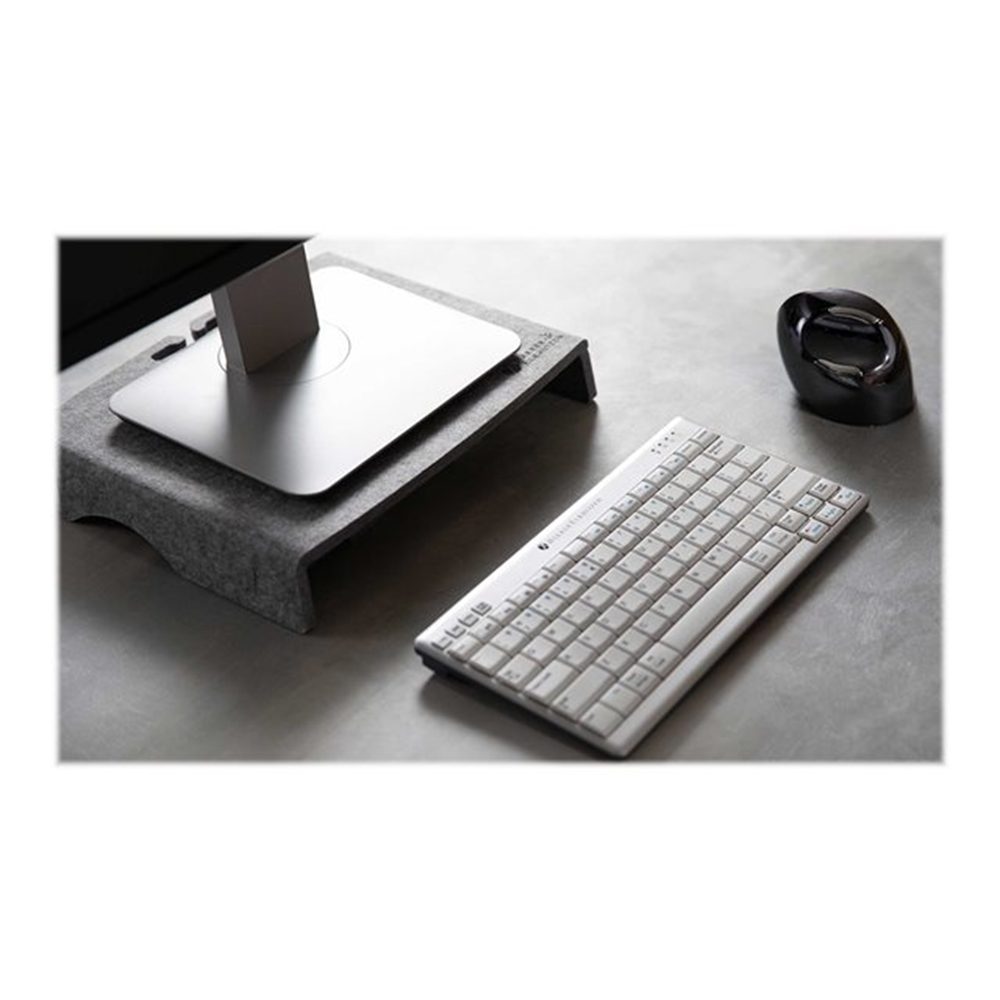 Q-riser 50 Circular Monitor Stand grey