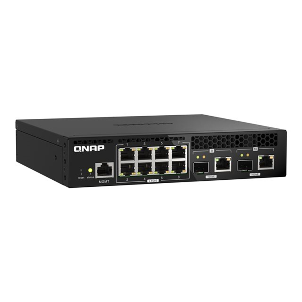 QSW-M2108R-2C 8x2.5Gbps2x10Gbps SFP+/ RM