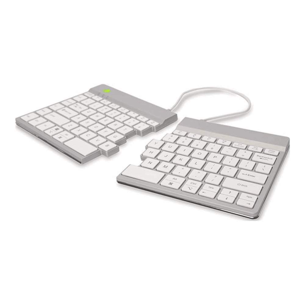 R-Go Split Break ergonomic keyboard QWER