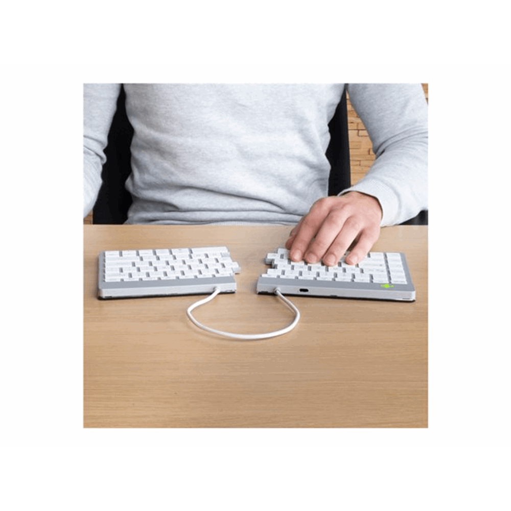 R-Go Split Break ergonomic keyboard QWER