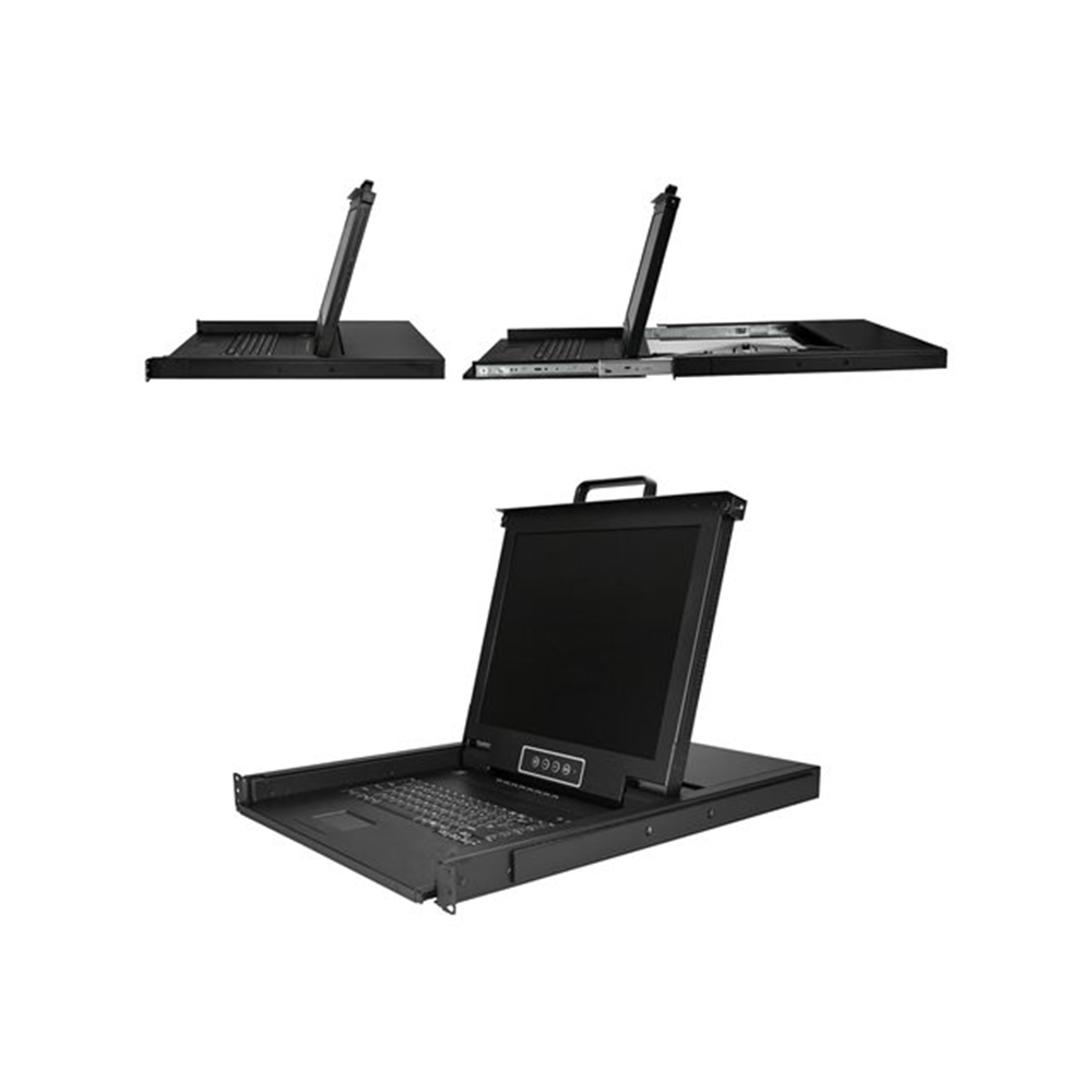 Rack KVM Console - 8 Port VGA - 17 LCD