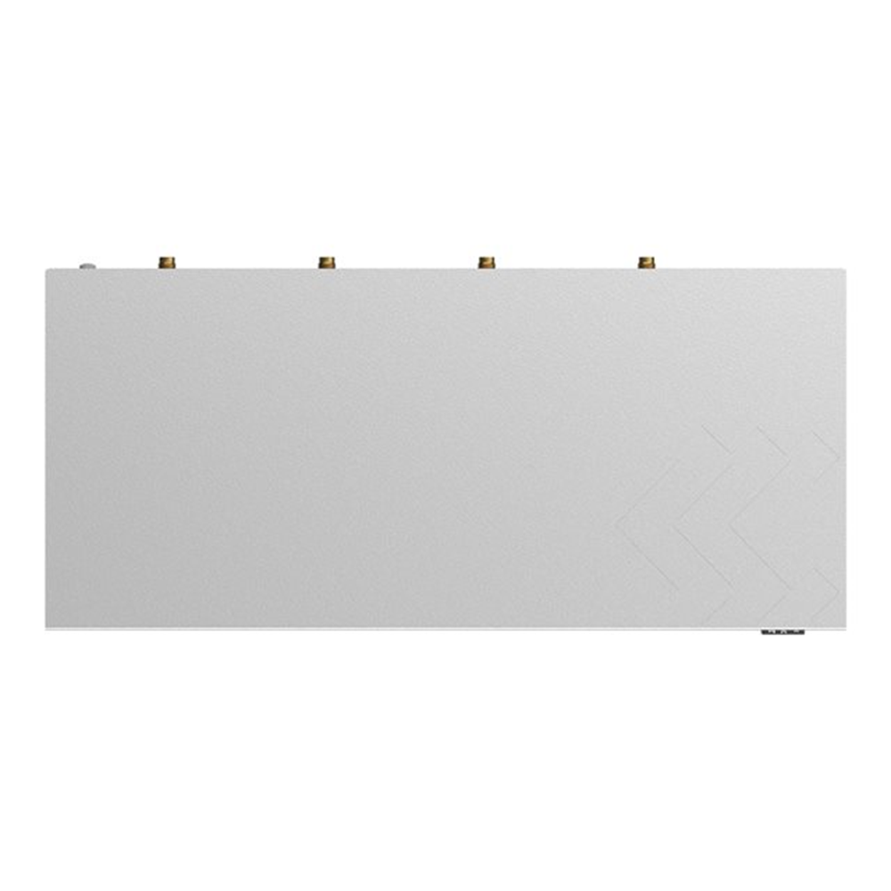 Rack-mountable LTE Cat 6 router comes with redundant power supplies WAN failover dual-SIM SFP USB and dedicated consoleports.