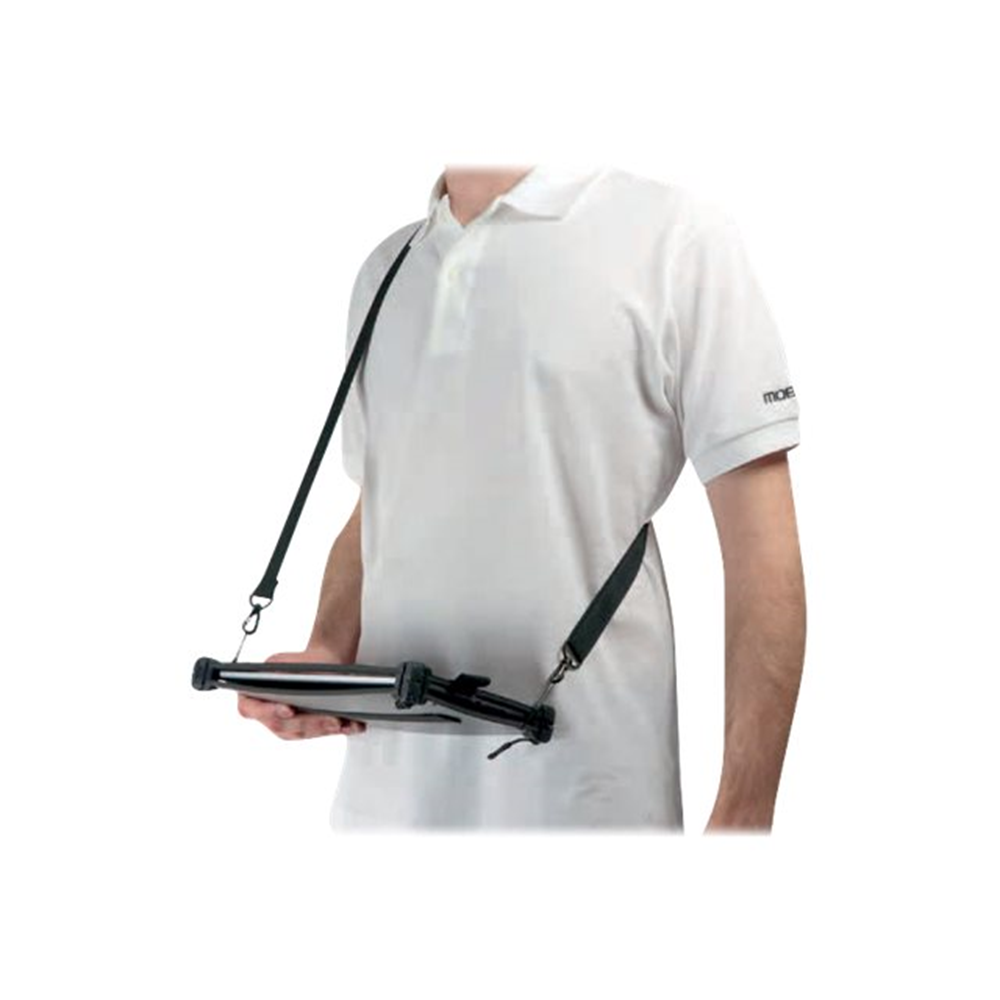 Resist case for Galaxy Tab Active 3  8.0i 2020-  With elastic hand strap and stylus holder - Delivered with shoulder strap - Black color