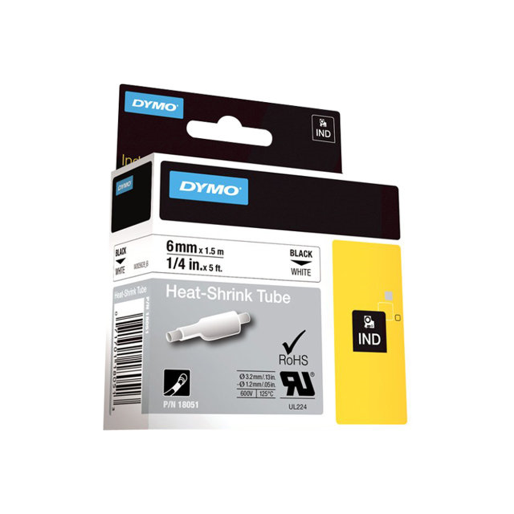 Rhino tape shrinkable hose 6mm white