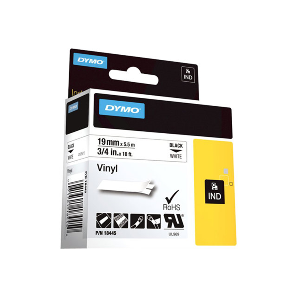 RHINO TAPE VINYL 19MM WIT