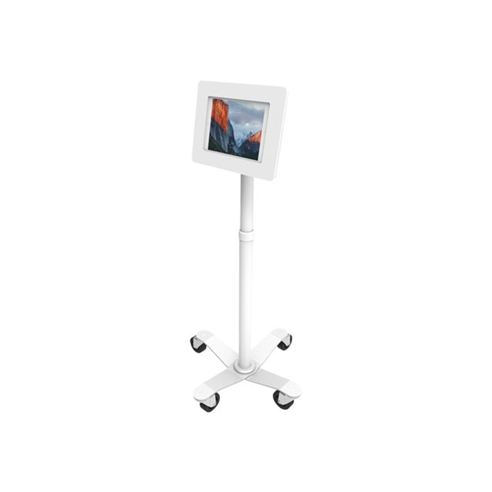 RISE FREEDOM-ROLLING FLOOR POLE STAND WH
