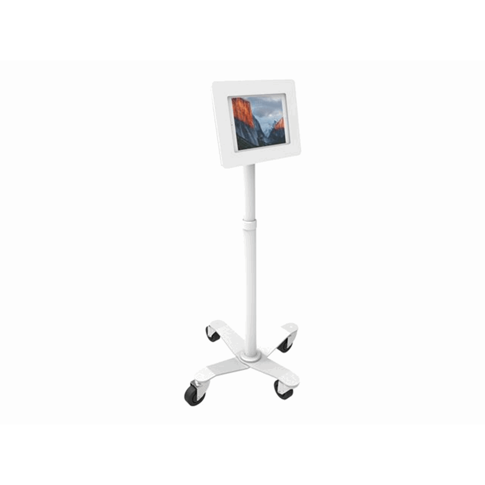 RISE FREEDOM-ROLLING FLOOR POLE STAND WH