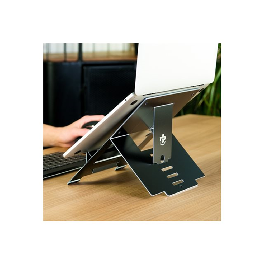 Riser Flex. Laptop Stand adjtbl black