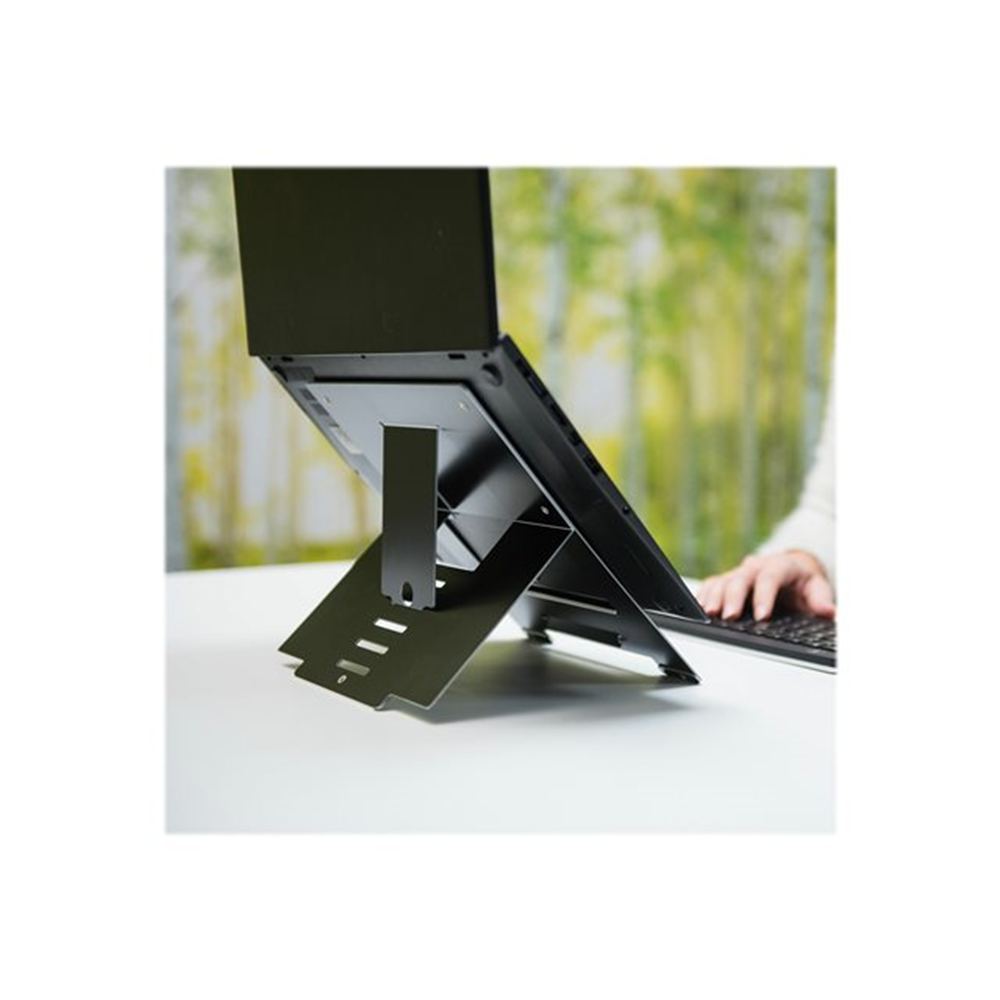 Riser Laptopstandaard Mobiel InstelbaarZwart Riser Laptopstandaard Mobiel InstelbaarZwart