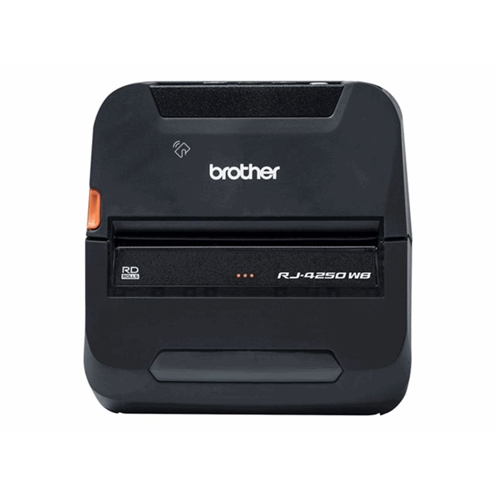 RJ 4250WB Mobiele RJ printer 203 x 203 dpi USB/Bluetooth/NFC/WiFi Airprint MFi gecertificeerd snelheid 127 mm/sec IP54 certificering - droptest tot 210 cm