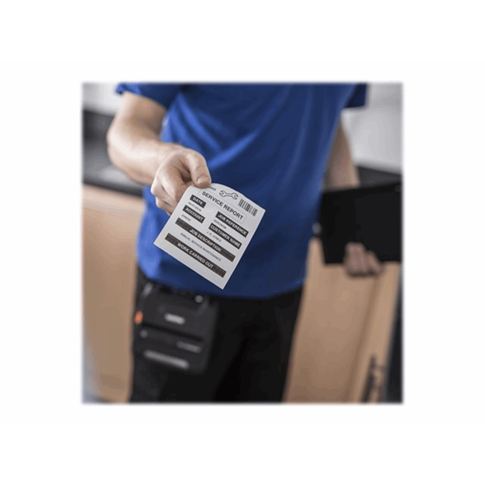 RJ 4250WB Mobiele RJ printer 203 x 203 dpi USB/Bluetooth/NFC/WiFi Airprint MFi gecertificeerd snelheid 127 mm/sec IP54 certificering - droptest tot 210 cm