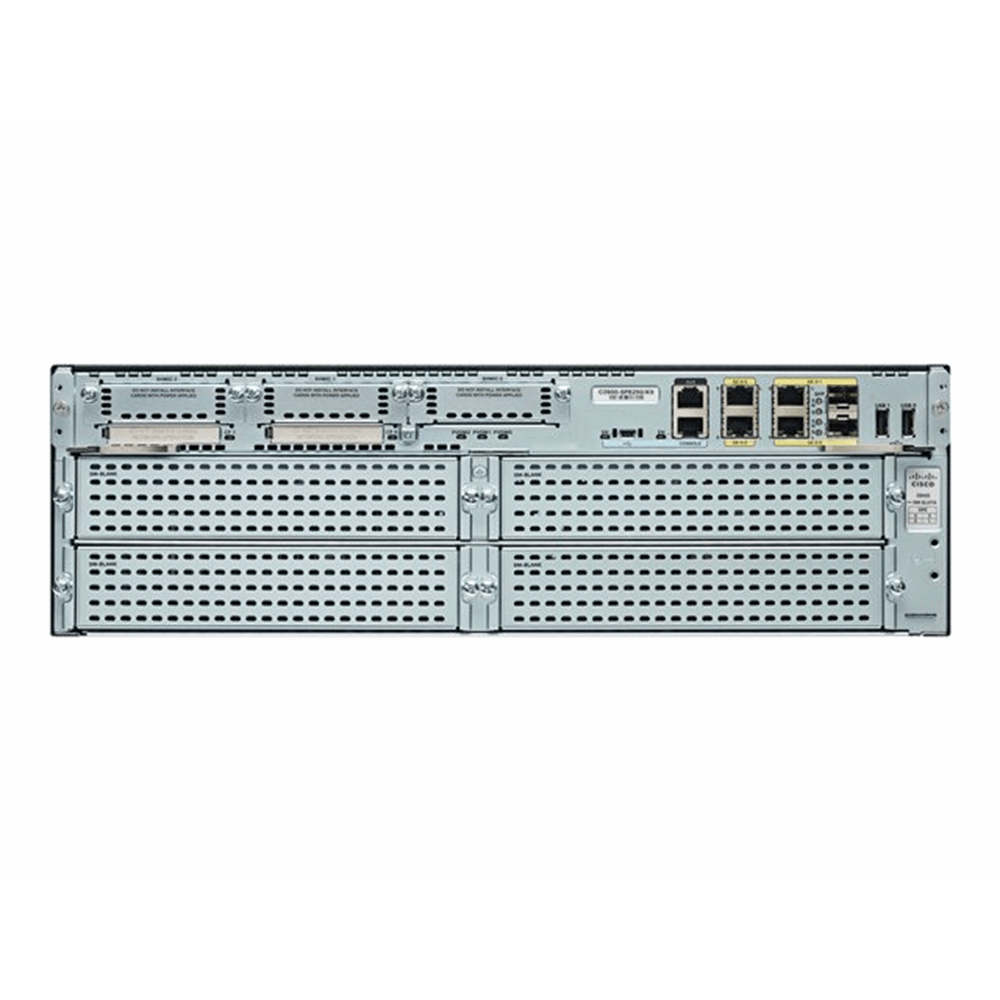 Router/3945 w/SPE250 4GE 3EHWIC 3DSP 4SM