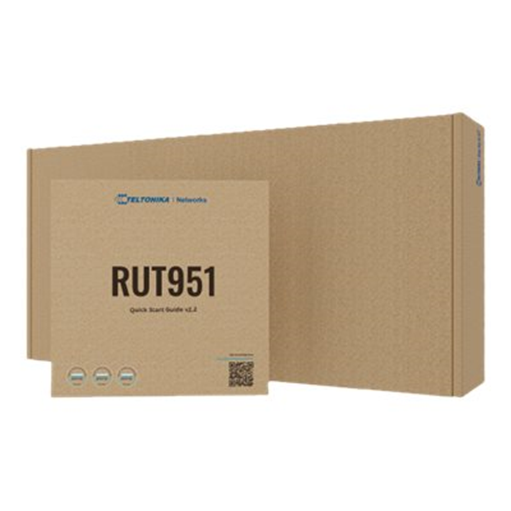 RUT951 with 3x PoE OUT (90W) functionality and eSIM + PSU