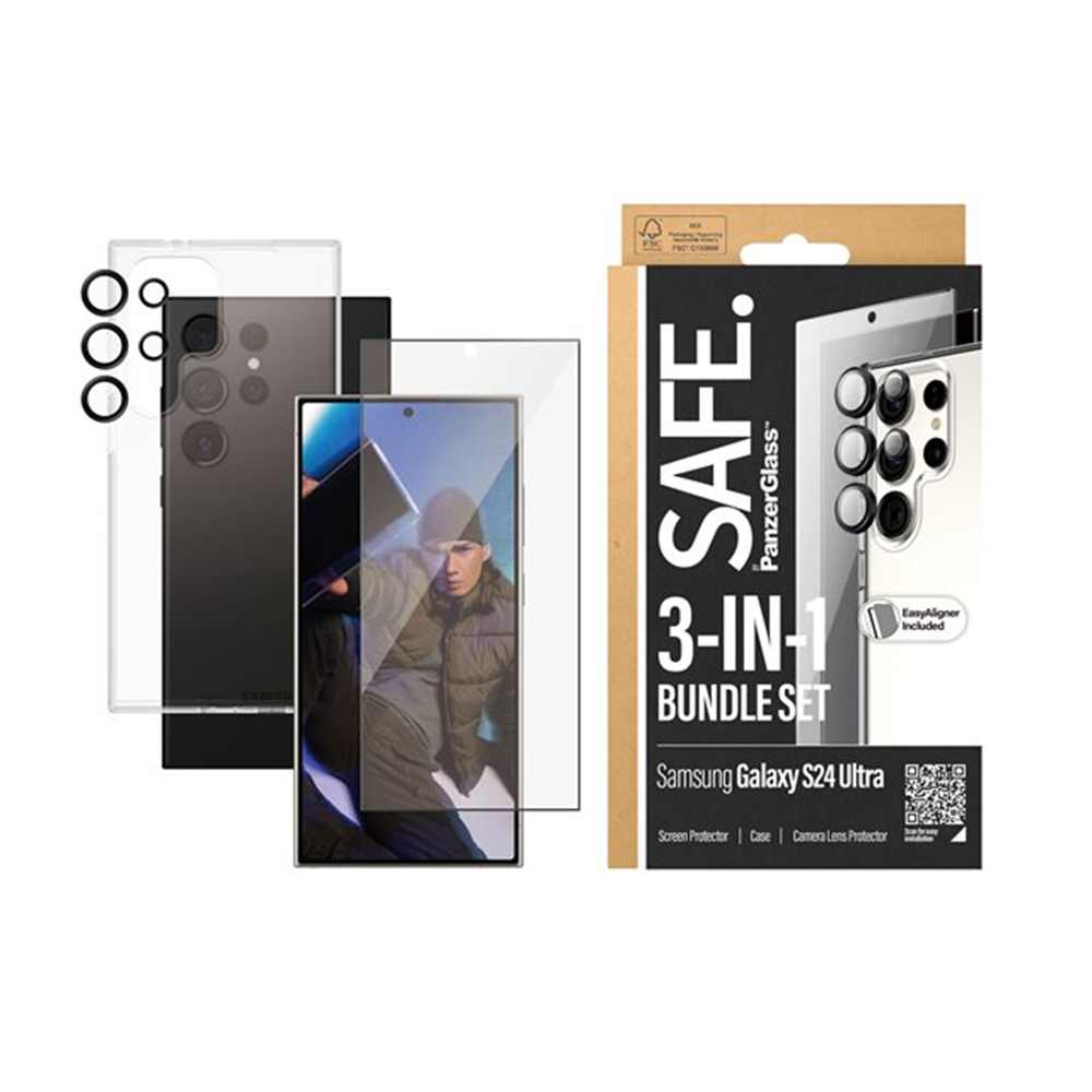 SAFE. by PanzerGlass - 3-in-1-pakket - achterzijde behuizing voor mobiele telefoon