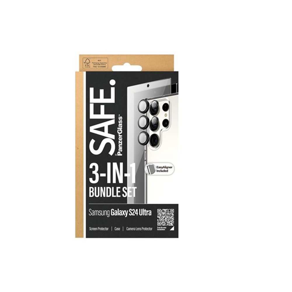 SAFE. by PanzerGlass - 3-in-1-pakket - achterzijde behuizing voor mobiele telefoon
