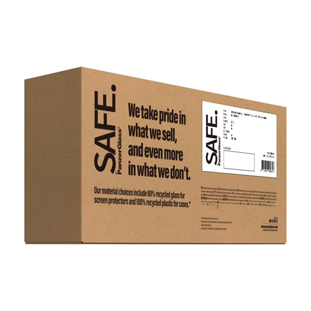 SAFE. by PanzerGlass - schermbeschermer voor mobiele telefoon - ultrabrede pasvorm SAFE. by PanzerGlass - schermbeschermer voor mobiele telefoon - ultrabrede pasvorm