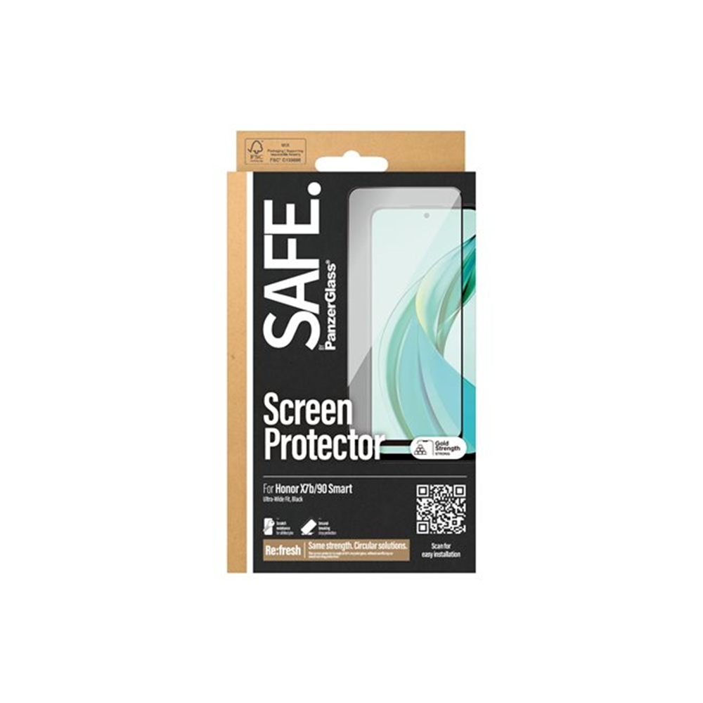 SAFE. by PanzerGlass - schermbeschermer voor mobiele telefoon - ultrabrede pasvorm SAFE. by PanzerGlass - schermbeschermer voor mobiele telefoon - ultrabrede pasvorm