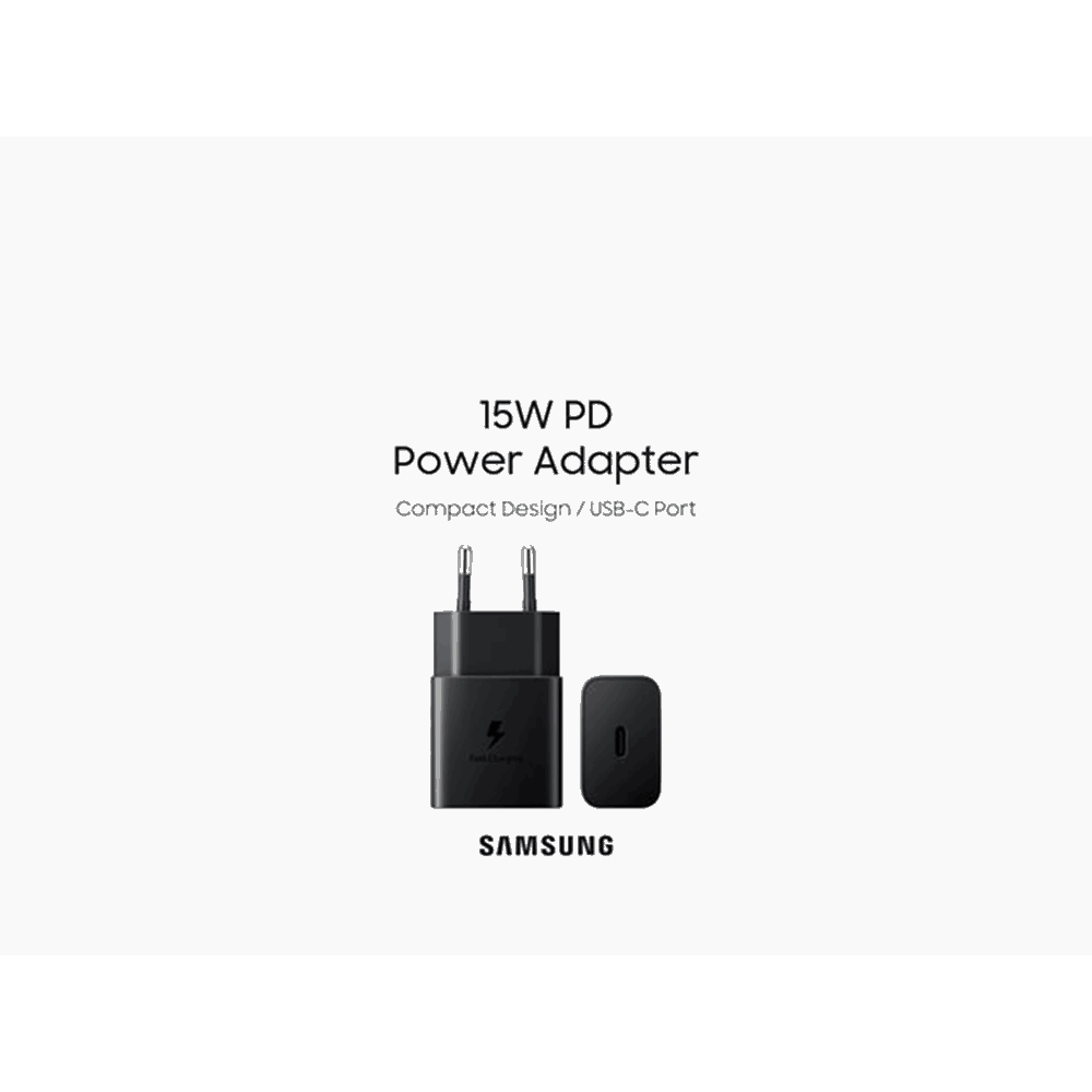 Samsung 15W Power Adapter no cable Black Samsung 15W Power Adapter no cable Black