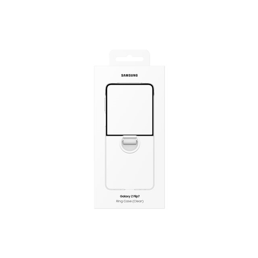 Samsung Flip7 Ring Case Clear Transp. Samsung Flip7 Ring Case Clear Transp.