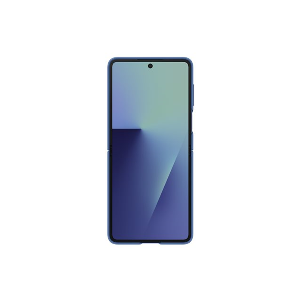 Samsung Flip7 Ring Case Silicone Blue