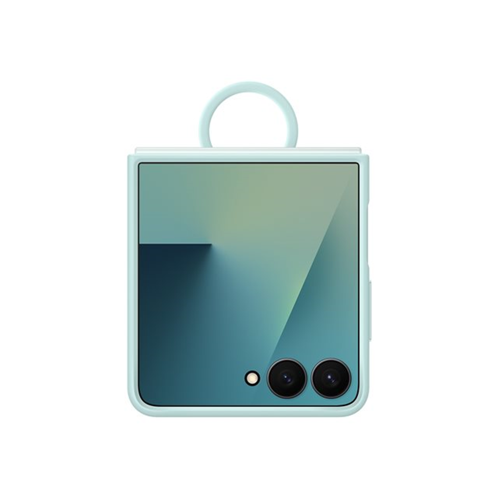 Samsung Flip7 Ring Case Silicone Mint